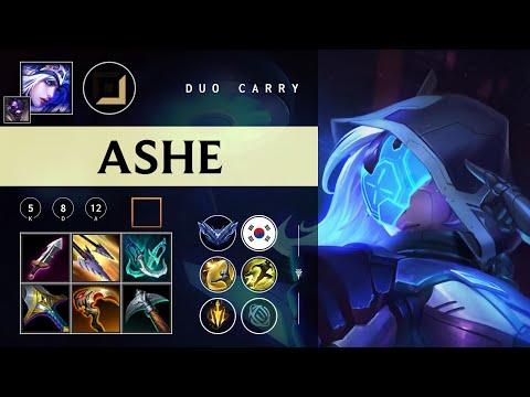 Ashe ADC vs Ezreal - KR Diamond Patch 26.01
