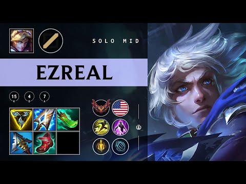 Ezreal Mid vs Diana - NA Grandmaster Patch 25.24