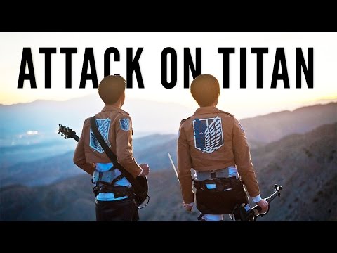 【Attack on Titan】OP 1 - Electric Violin | Guitar Cover ft. SavingChristmas409