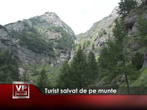 Turist salvat de pe munte