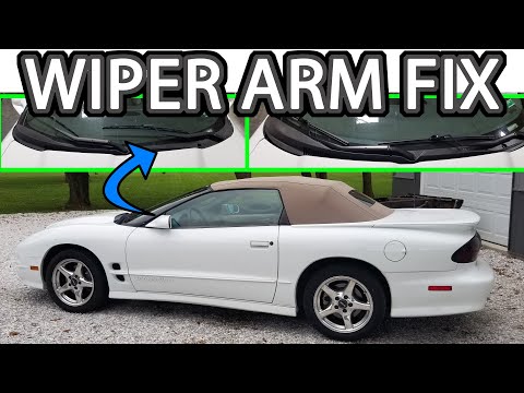 How to Fix F-Body, Firebird, Trans Am, Camaro Windshield Wipers (Plus Plastic Restore)