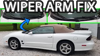 How to Fix F-Body, Firebird, Trans Am, Camaro Windshield Wipers (Plus Plastic Restore)