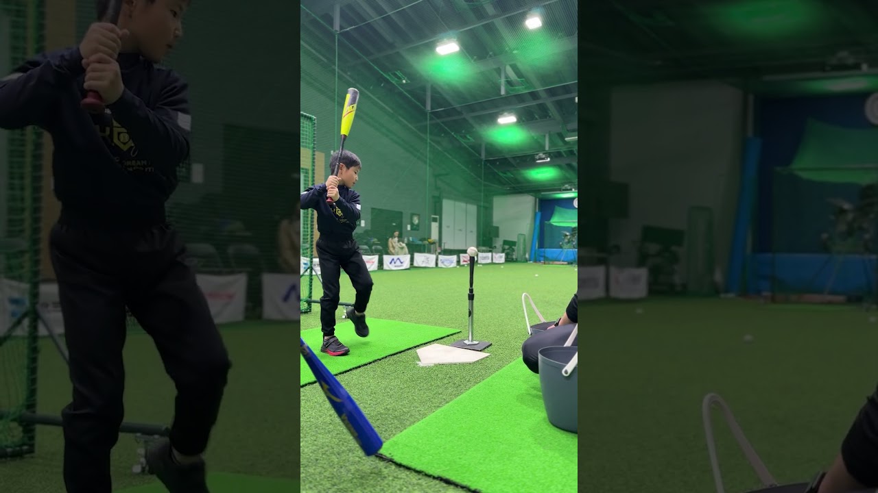 K.O.H での野球少年たちの練習風景です。【菊池雄星】【KOH】