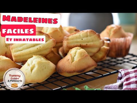 Madeleines faciles et inratables / recette sans beurre