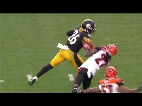 Le'veon Bell VICIOUS Stiff Arm on Dre Kirkpatrick | Bengals vs. Steelers | NFL Video