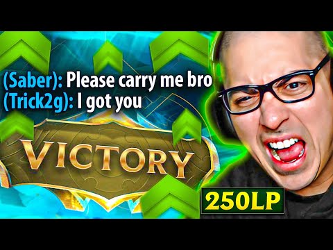 I'VE NEVER CARRIED SO HARD IN MY LIFE!! @trick