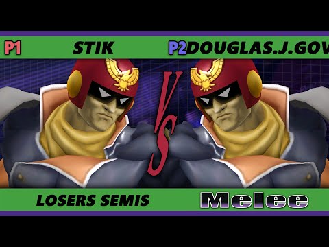 S@X 431 Losers Semis - Stik (Captain Falcon) Vs. Douglas.J.Gov (Captain Falcon) Smash Melee - SSBM