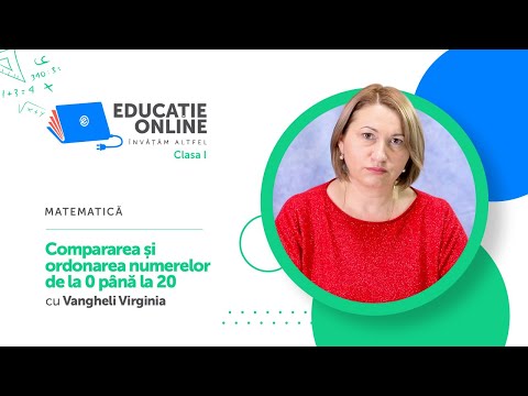 Matematică, Clasa I, Compararea și ordonarea numerelor de la 0 până la 20