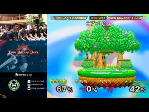 DDD - DaLung + Schlimmshady Vs Huen Salvador + Alideluxe - Winners Round 3 - Melee Doubles