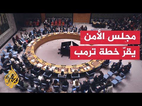 فيديو | قرار أممي يؤيد خطة ترمب لإنهاء حرب غزة ويشمل إنشاء قوة استقرار دولية