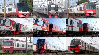 【120km/h全力疾走！】8連急行も超速い！名鉄線 迫力満点の高速通過集【速度付き】