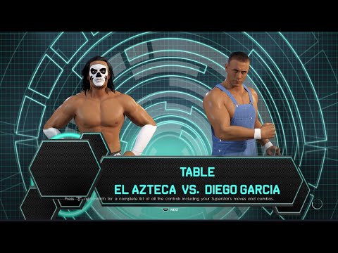 Lucha Eterna: El Azteca VS Diego Garcia, Tables Match