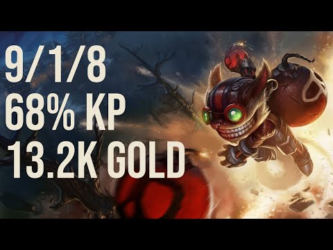 갱오면죽는사람1 Ziggs Bot vs Vayne KR 11.16 Challenger Replay