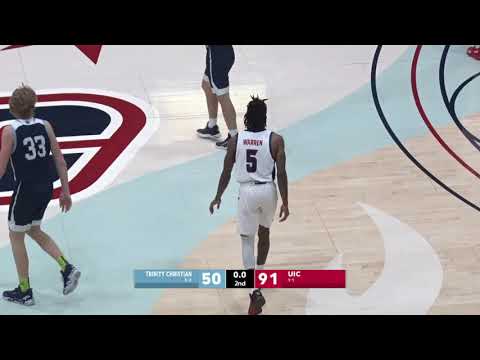 UIC Men's Basketball vs Trinity Christian Highlights (11/16/21)
