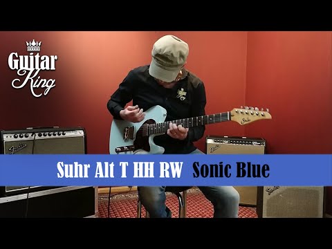 Suhr Alt T HH Sonic Blue 5 Pickup Selector Sounds Clean/Edge | GUITARKING