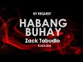 Habang Buhay | Zack Tabudlo karaoke