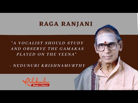 "A vocalist should observe the gamakas played on the Veena" - Nedunuri Krishnamurthy | Raga Ranjani