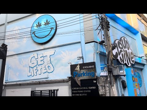 Cannabis dispensery sukhumvit Cloud nine. Weed on bangkoks busiest road @Puff_faija