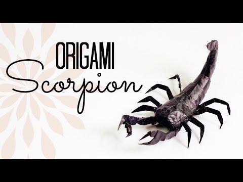 Origami Scorpion Tutorial (Tadashi Mori)
