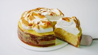레몬 머랭 케이크 만들기 Lemon Meringue Cake | 한세