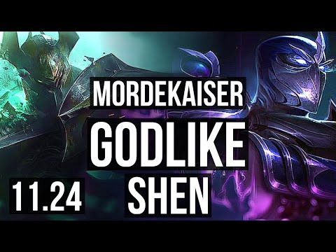MORDEKAISER vs SHEN (TOP) | 2.4M mastery, Godlike | KR Diamond | 11.24