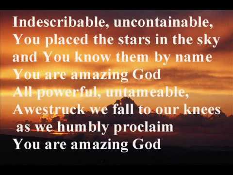 You Are Amazing God