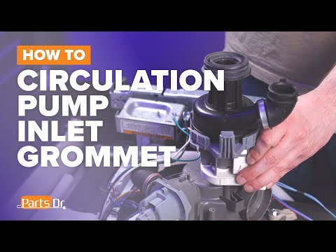 How to replace Circulation Pump Inlet Grommet part # WPW10538166 on your Whirlpool Dishwasher