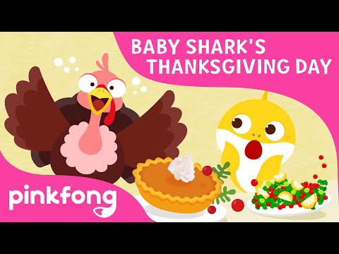 ベビーシャークの感謝祭｜感謝祭の歌｜ベビーシャークの歌｜Pinkfong Songs for Children (Baby Shark's Thanksgiving Day | Thanksgiving Song | Baby Shark Song | Pinkfong Songs for Children)