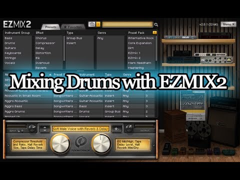 Mixing Drums with Toontrack EZmix2 |  2probeats 2012