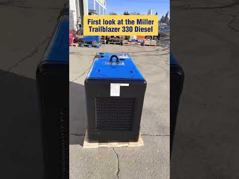 First Look at the Miller Trailblazer 330 Diesel Engine Driven Welder Generator #shorts