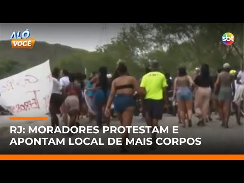 RJ: Moradores da Penha protestam, chamam operação de “chacina” e governo de "assassino" | #AloVoce