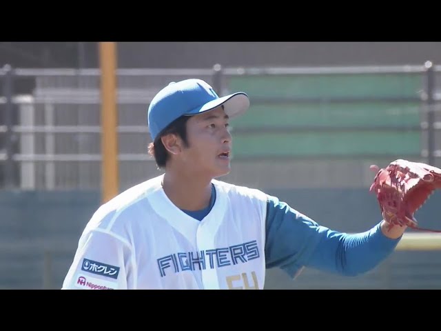 【ファーム】ファイターズドラ4ルーキー・安西叶翔 公式戦初登板で三振を奪う!! 2023年9月1日 北海道日本ハムファイターズ 対 東北楽天ゴールデンイーグルス