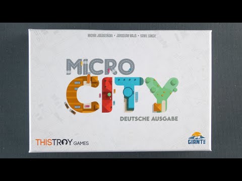 Micro City - Kooperativ Wahrzeichen bauen - Regeln und Review - Herbstneuheit 2021