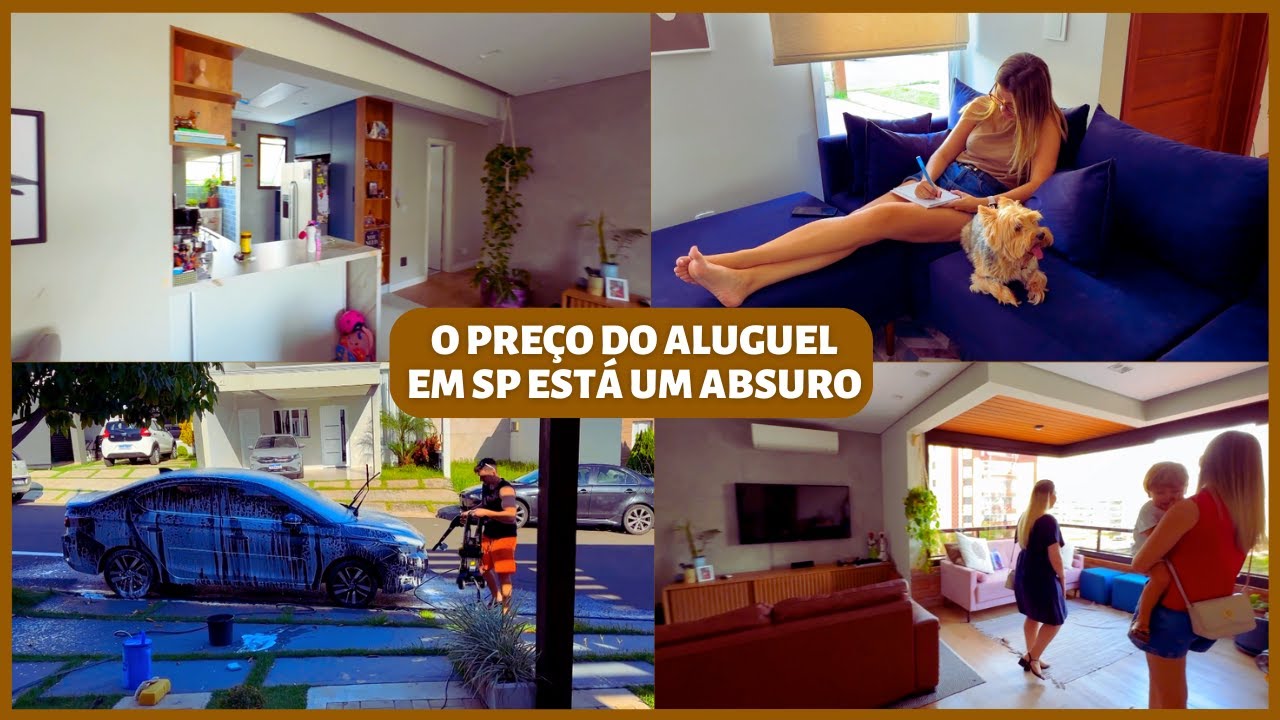 NÃO esta DANDO CERTO! 😫💔 PREÇO do ALUGUEL em SP tá ABSURDO + Eu AMO morar no INTERIOR | Gaby Garciia