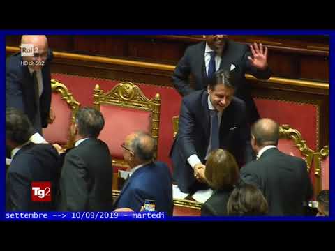 TITOLi TG2-sera 11 settembre 2019 - mercoleDì /Prima notizia: Conte a Bruxelles, 1° atto neo-governo