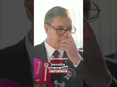 Predsednik Srbije Aleksandar Vučić obratio se novinarima iz Tivta