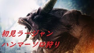 【MHWI実況】ラージャン完全初見ソロ狩り