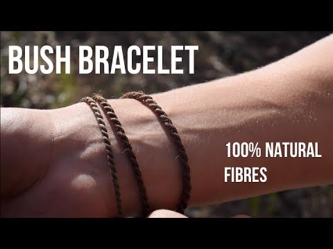 Making a Bracelet/Cord using Stringybark