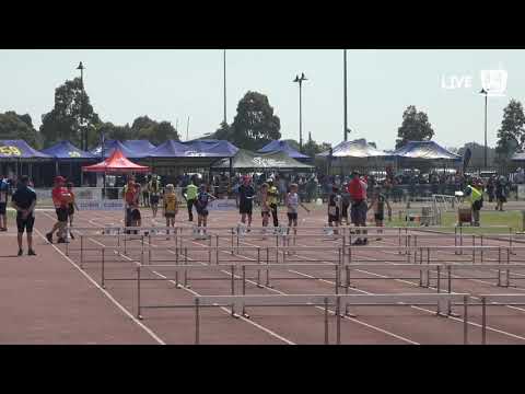 Boys U11 60m Hurdle Final - 2019 State Track and Field Championships // LAVicTV