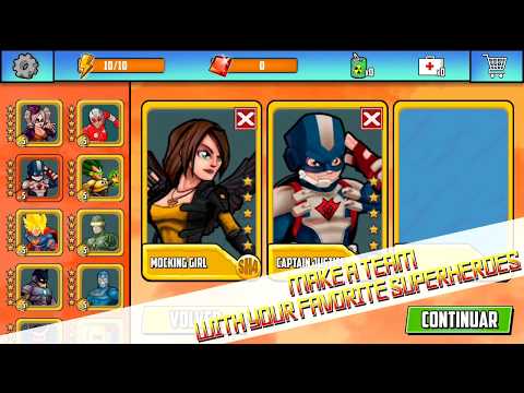 Superheroes Fighting League Video