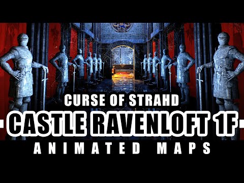 Beneos Battlemaps: Curse of Strahd - Castle Ravenloft 1F