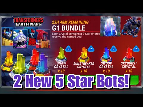 Which 5 star batch is best? I unlock 2 new 5 star bots! Let's go get them! TRANSFORMERS: EARTH WARS