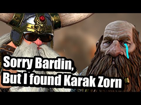 Sorry Bardin, But this Old Thorek already found Karak Zorn Faster Than You