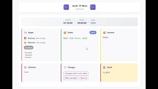 Remplir le carnet de liaison