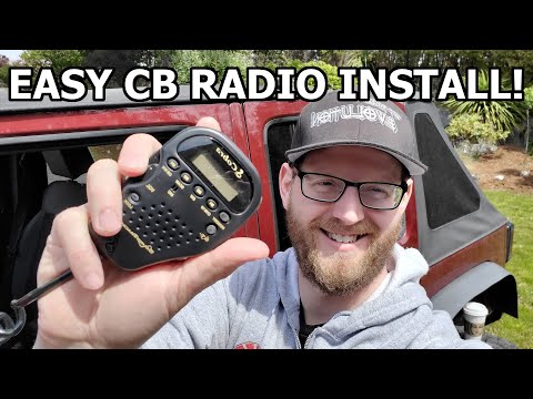Easy CB Radio Install | Cobra 75WXST | Jeep Wrangler Mods