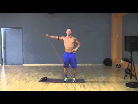 Lateral Raise with Resistance Band | Tim McComsey