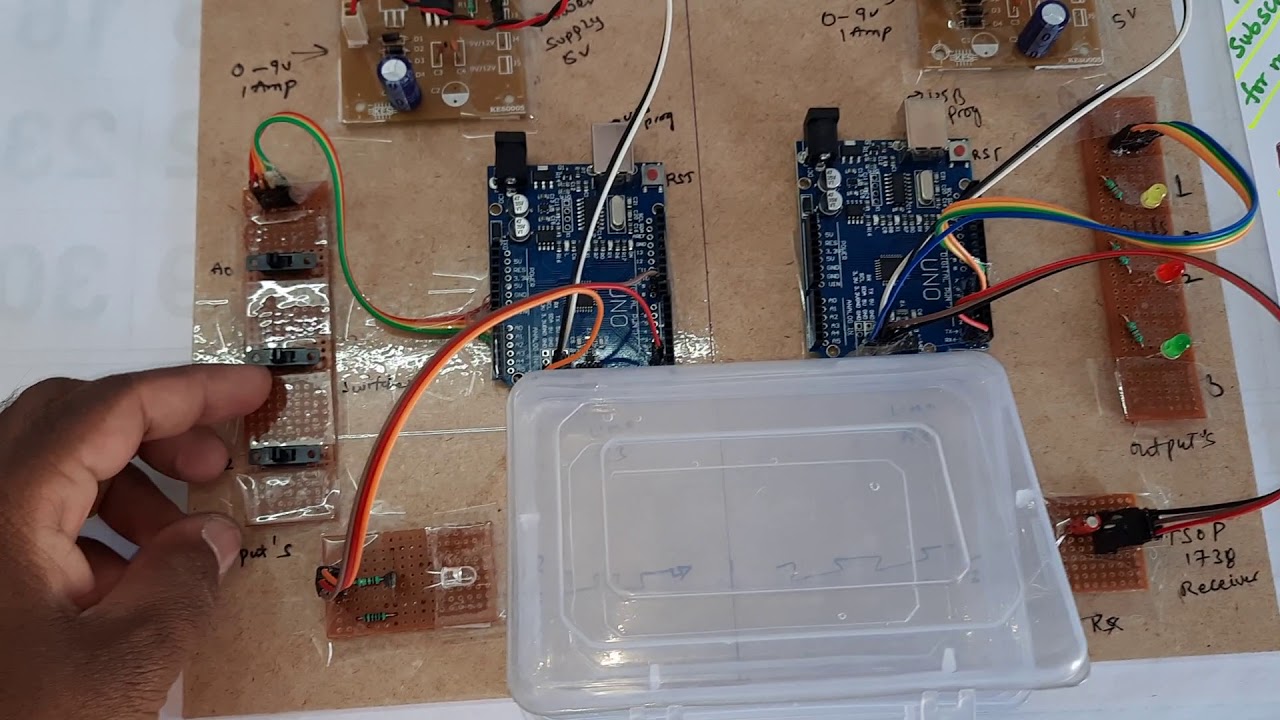 underwater wireless communication Using IR project