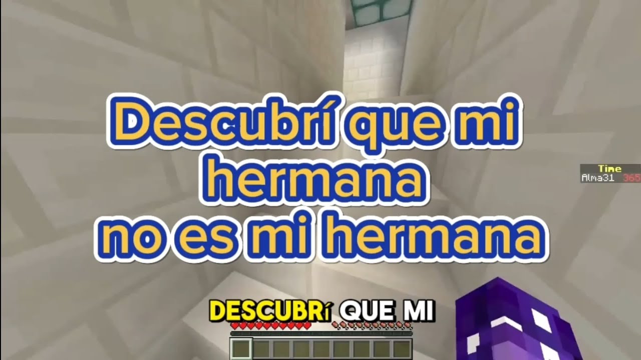 Descubrí que mi hermana no es mi hermana 😔😔😔