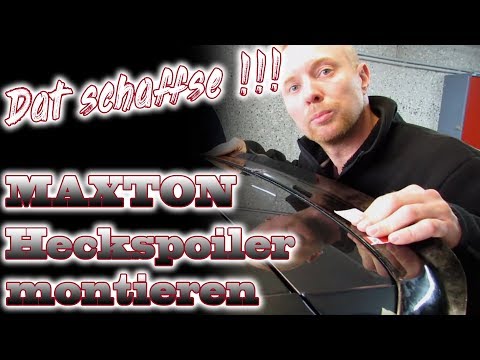 Golf 7 GTI Heckspoiler Maxton Montage