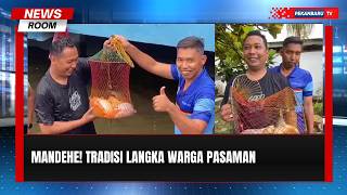 Mandehe, Tradisi Unik Warga Pasaman Tangkap Ikan dengan Tangan